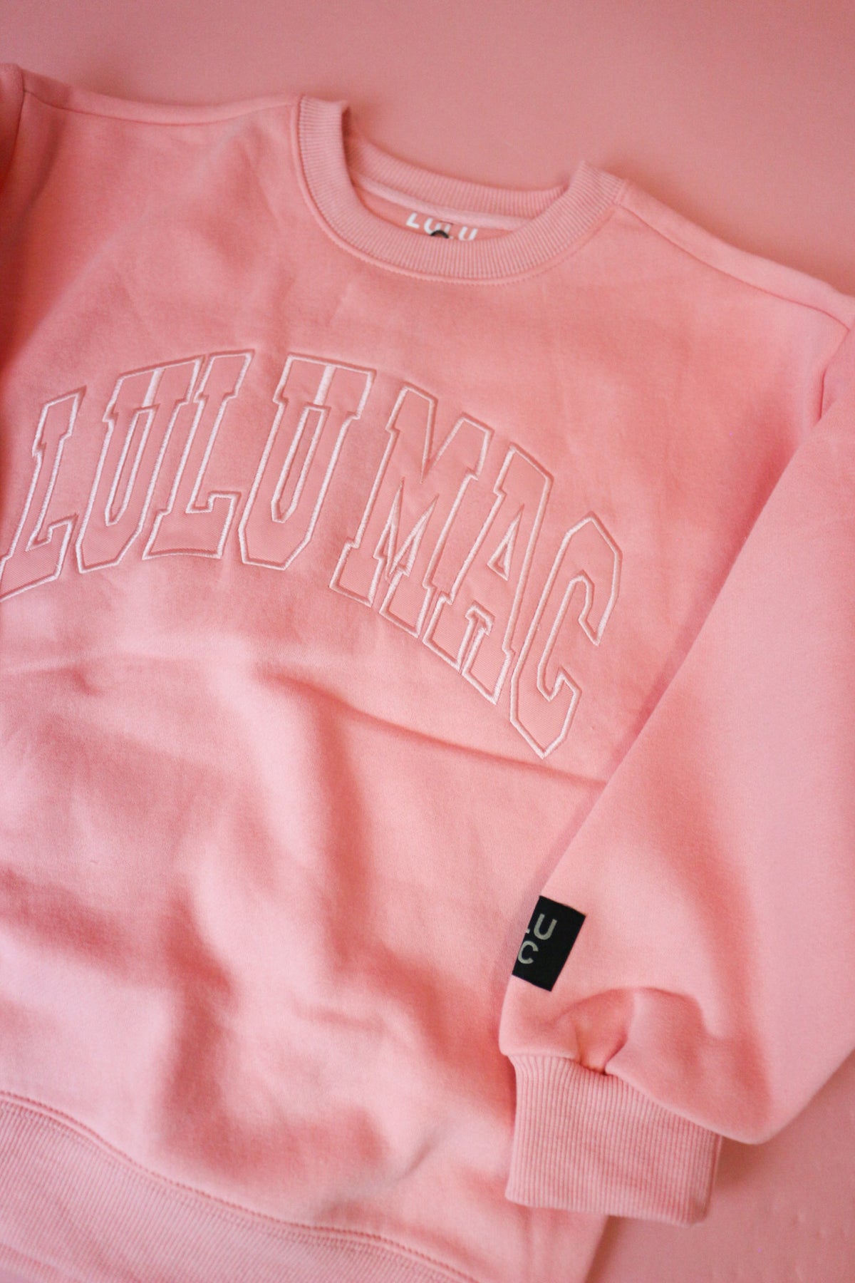 Youth Kid's Lulu Mac Peach Sweatshirt