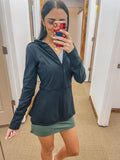 Making Things Right Fit and Flare Zip Up Jacket