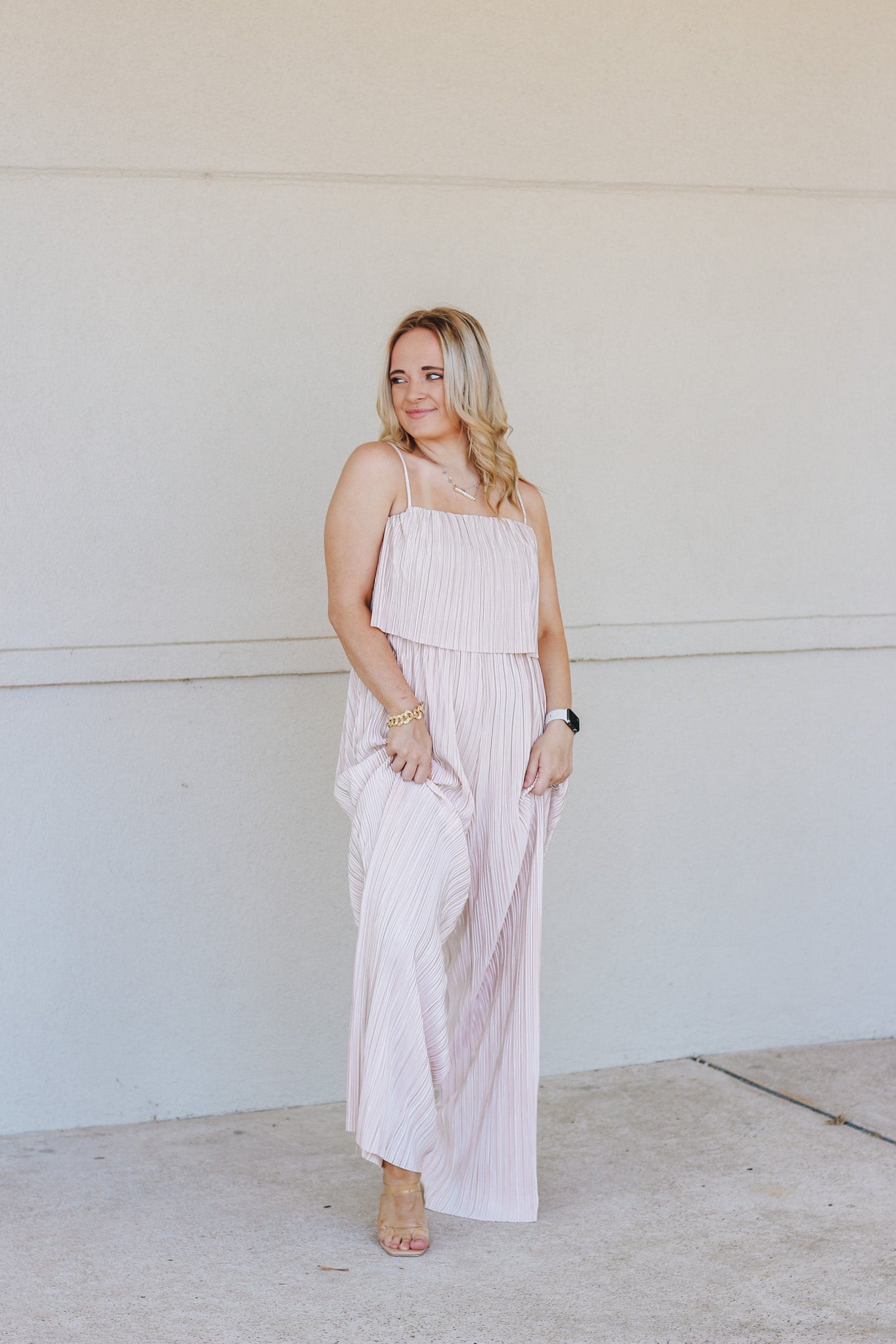 All Things Good Dusty Rose Jumpsuit