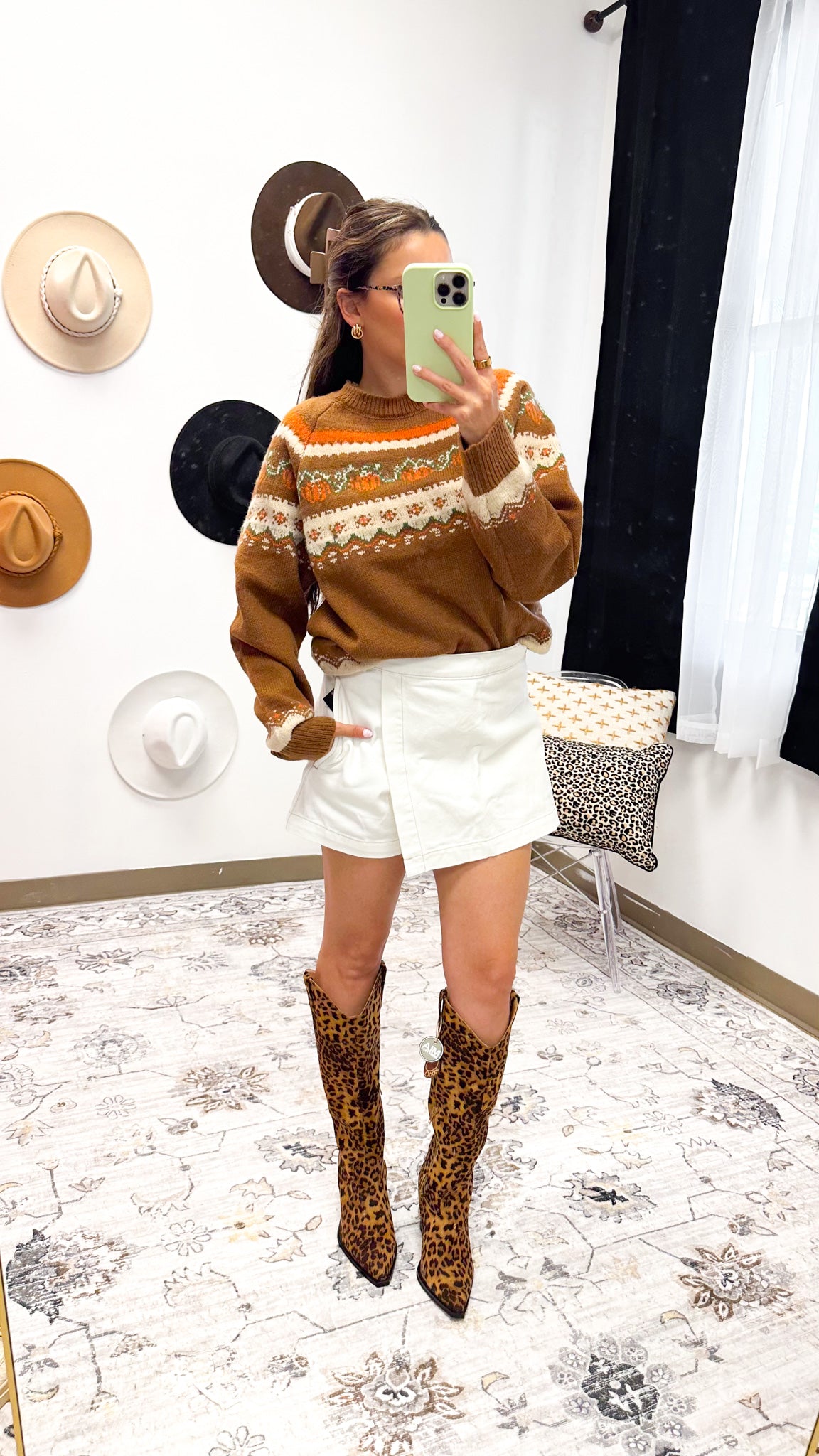 Pumpkin Patching Brown Sweater