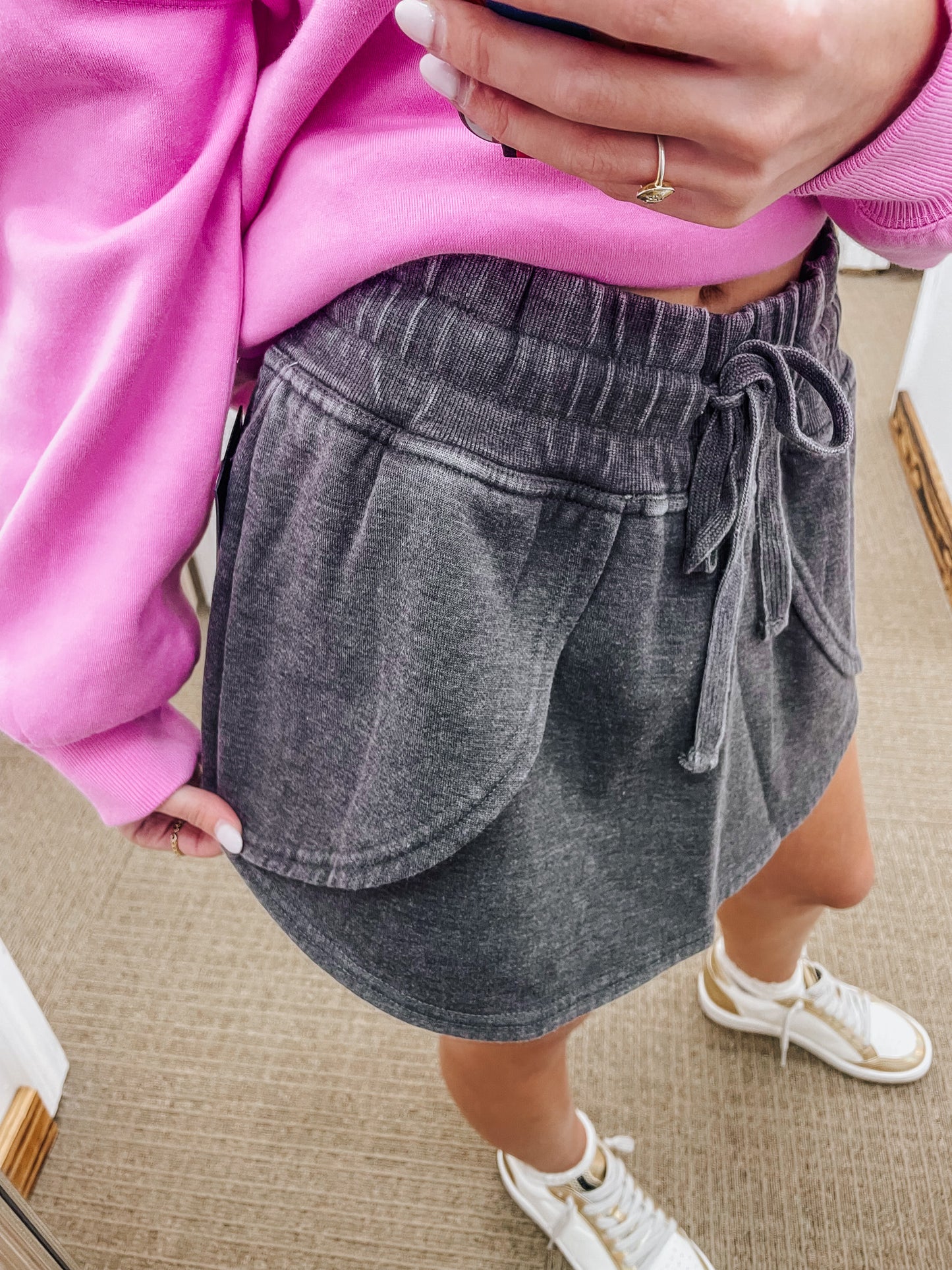 Fun And Games Burnout Fleece Skort - 2 Colors