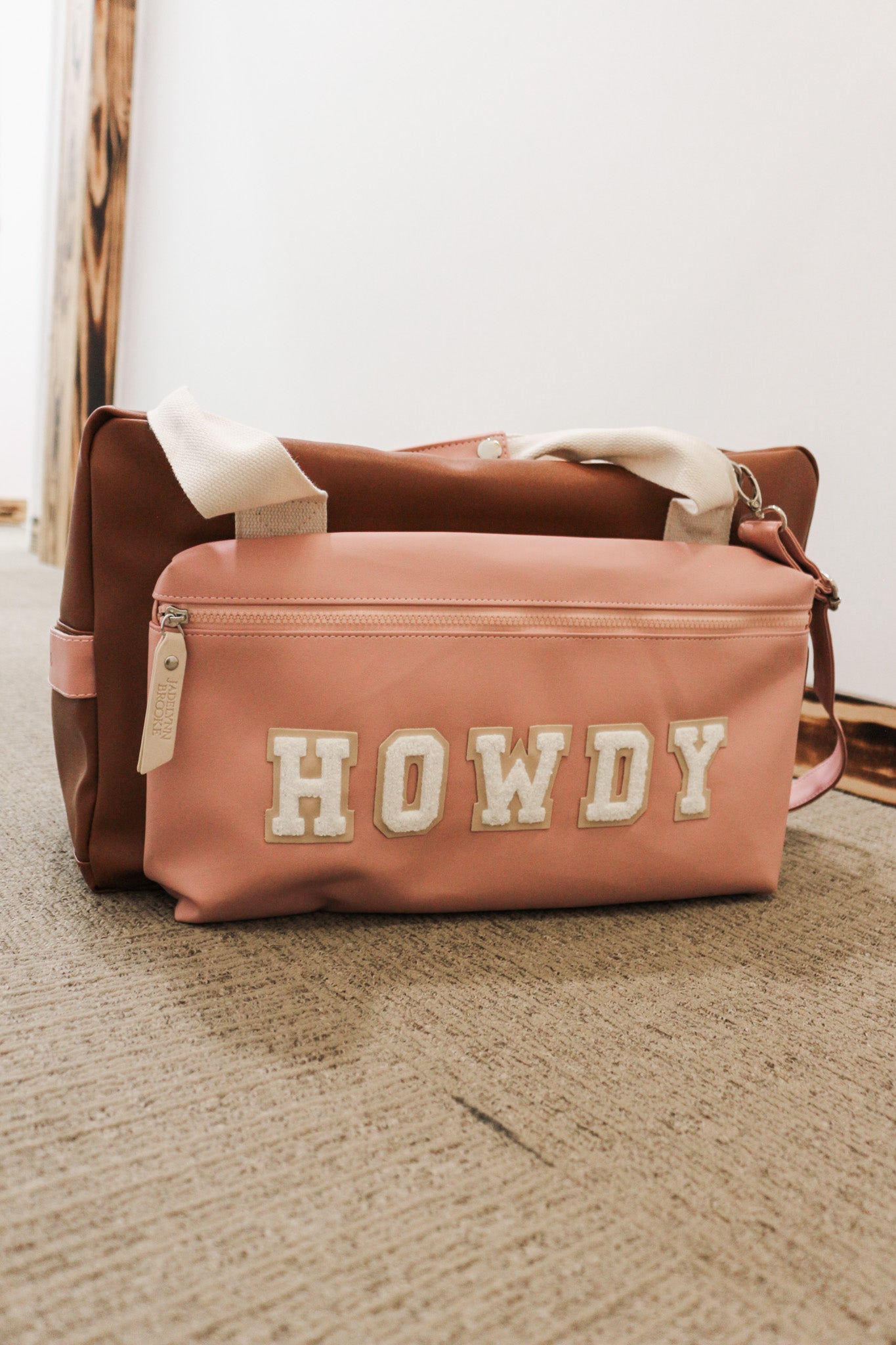 Howdy Rust Pink Duffle Bag