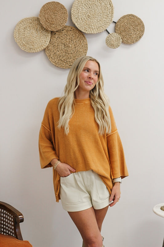 Behind The Doubt Knit Top -2 Colors