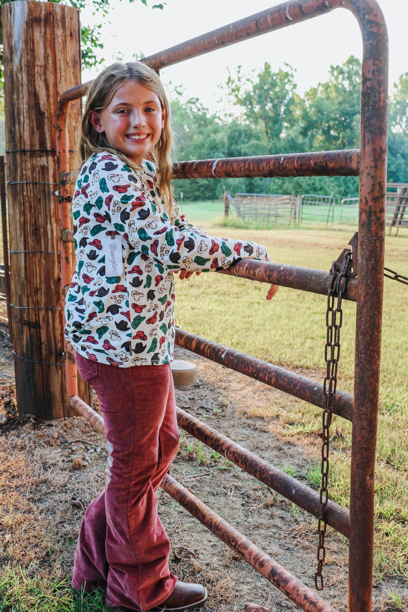 Wrangler Girls Cowgirl Hats Top