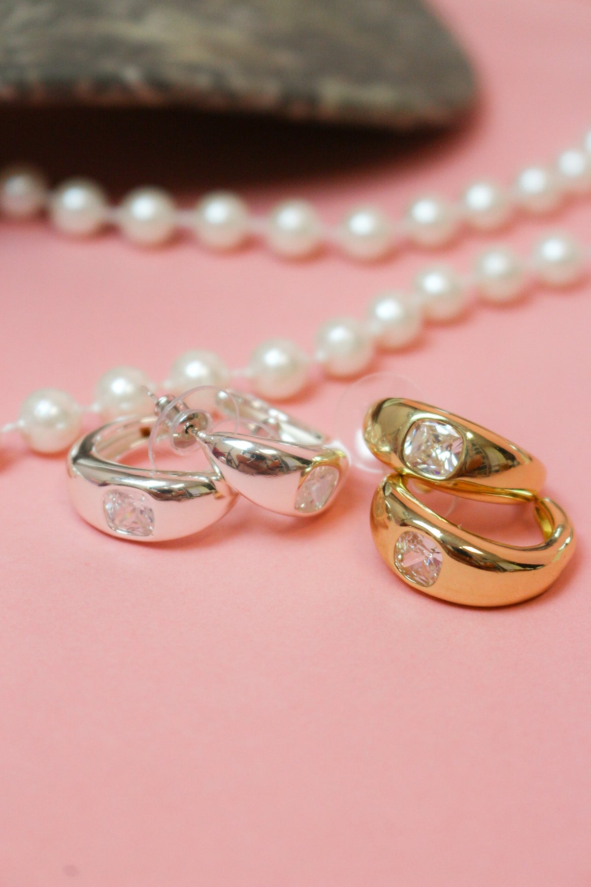 Charlie Paige Amelia Gem Stone Earrings