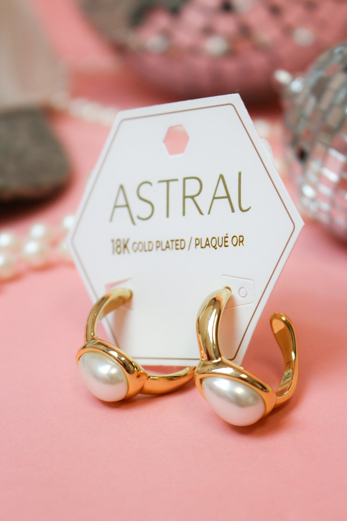 Charlie Paige Gold Gemstone Earring
