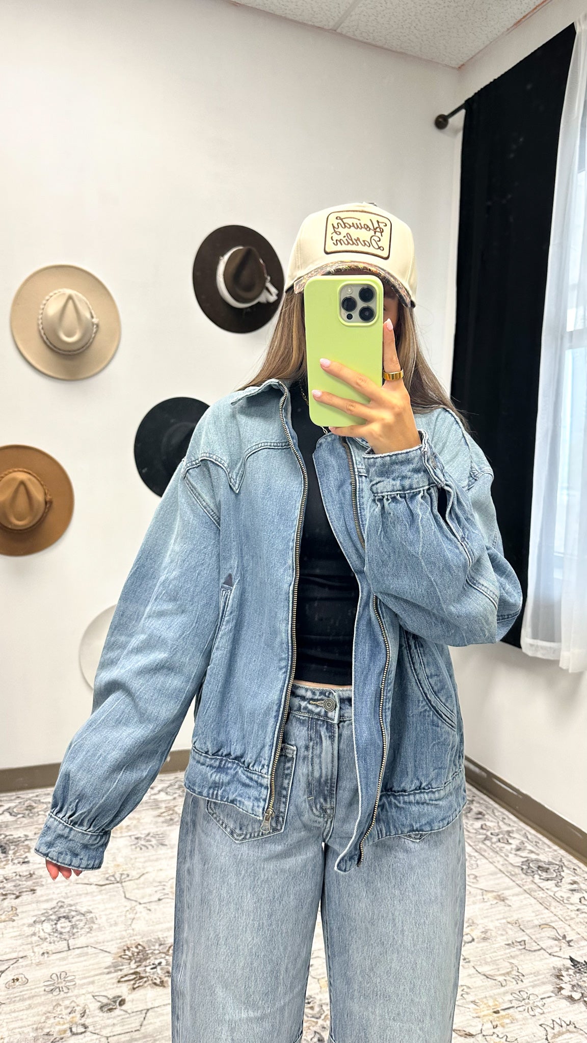 Ariat Cheyenne Denim Candy Bomber Jacket