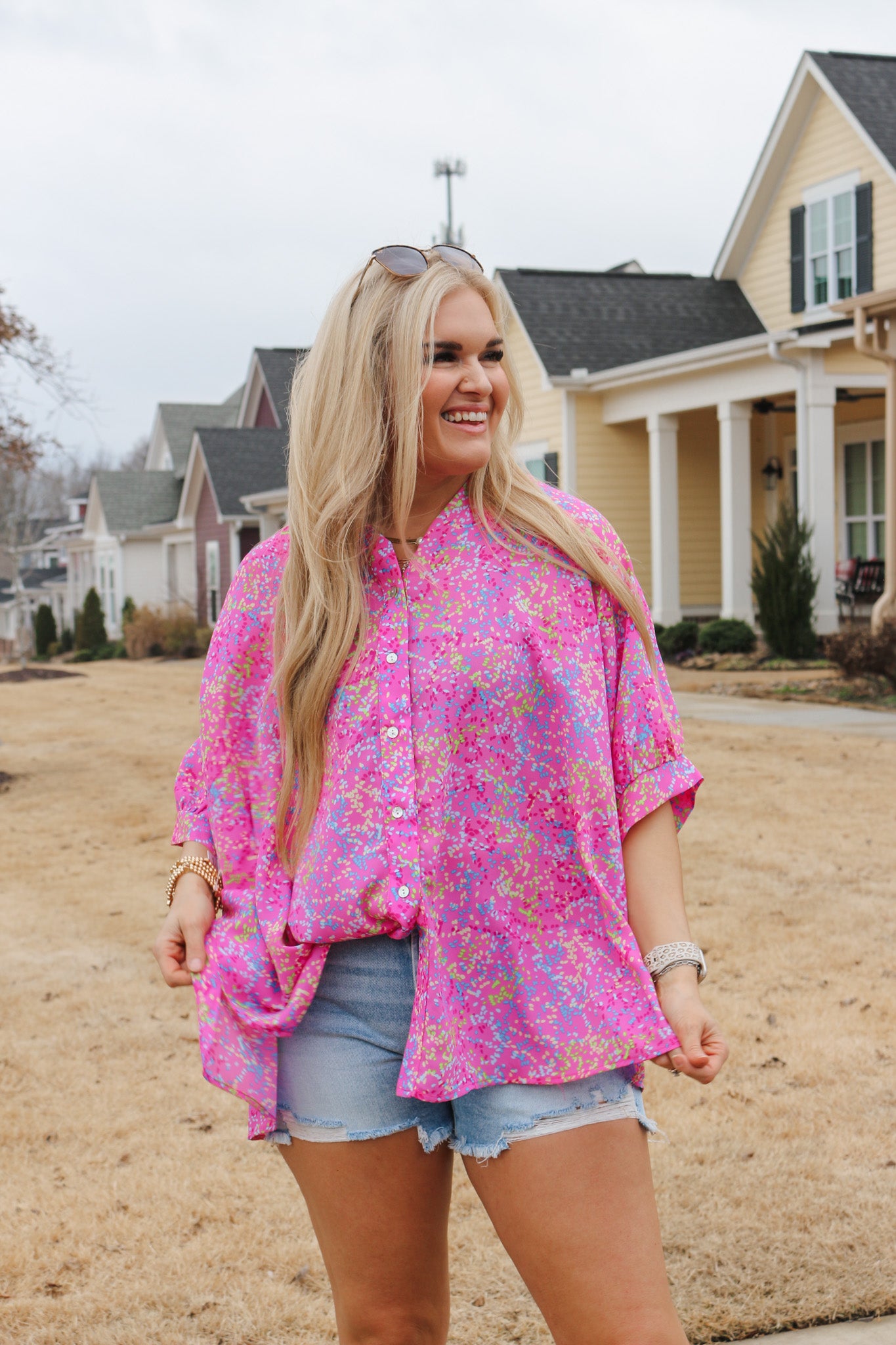 Arizona Button Up Blouse -2 Colors