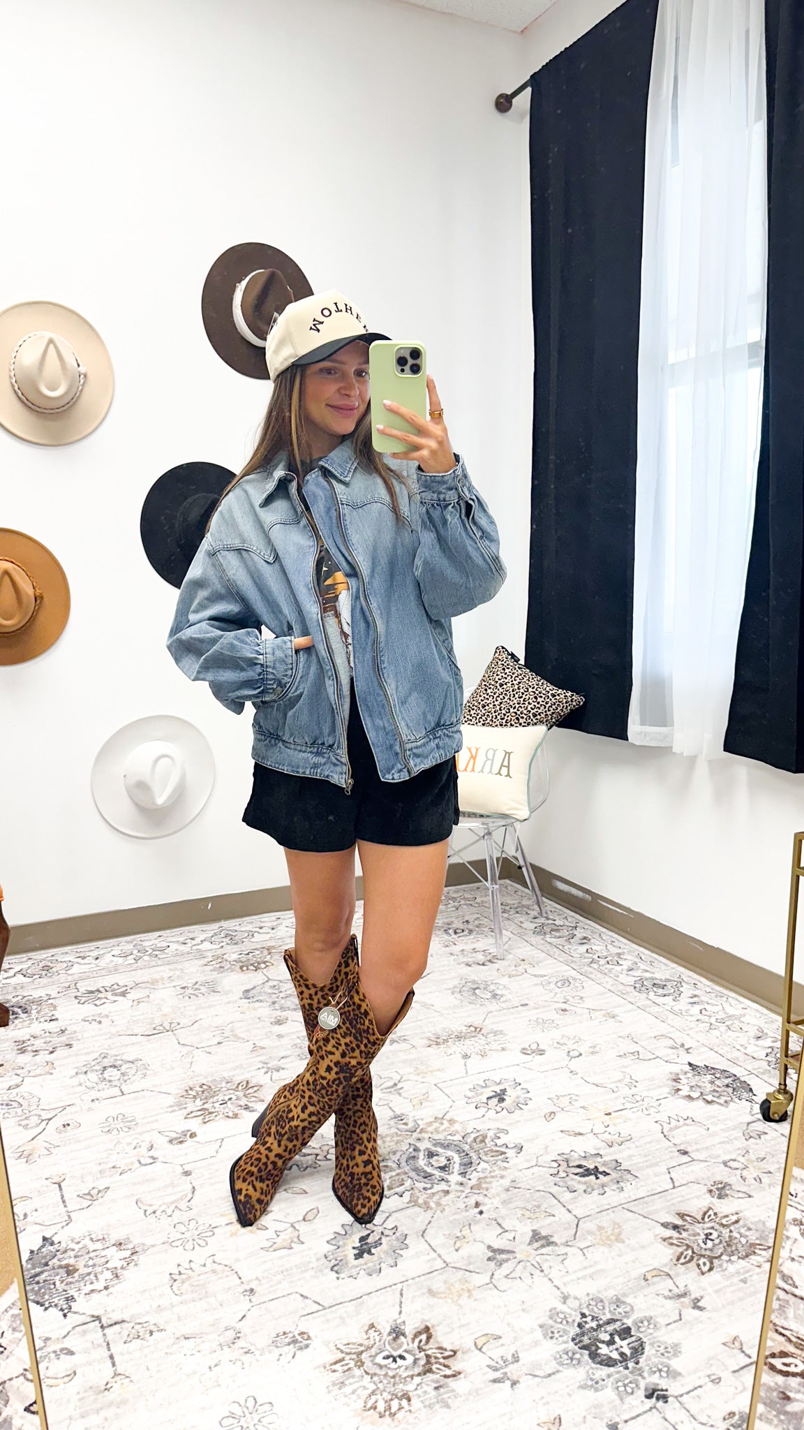 Ariat Cheyenne Denim Candy Bomber Jacket