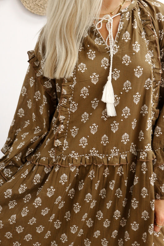 Fashionable Find Brown Hubbard Dress