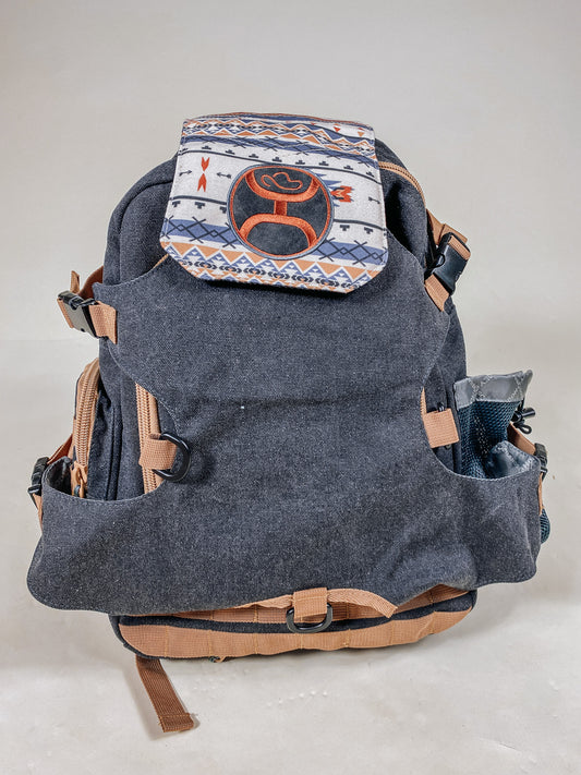 Mule Tan Black Hooey Backpack