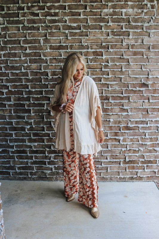 Better Now Natural Cream Kimono