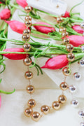 Water Resistant 10MM Beaded 16"-18" Necklace