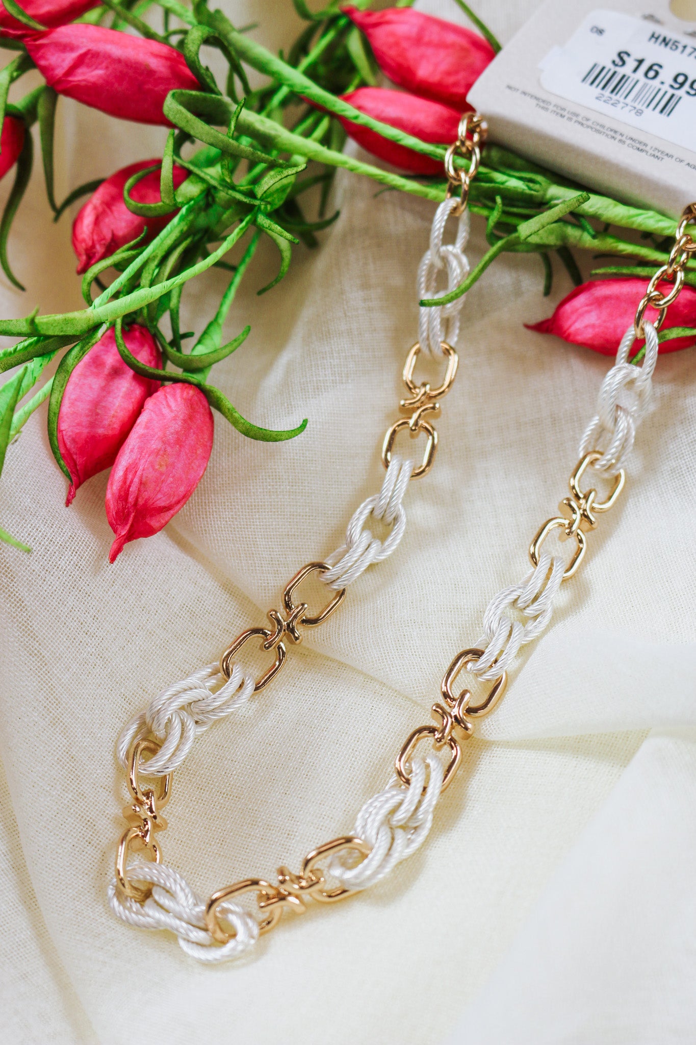 Gold & Silver Chunky Chain Necklace