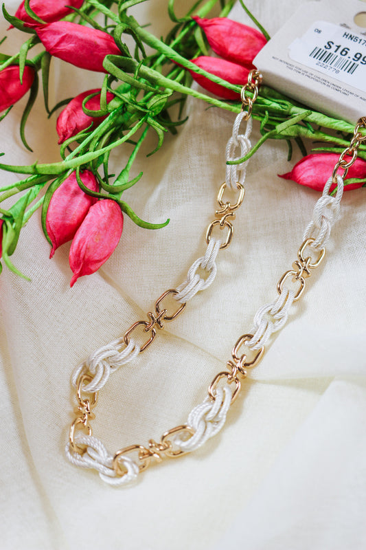 Gold & Silver Chunky Chain Necklace