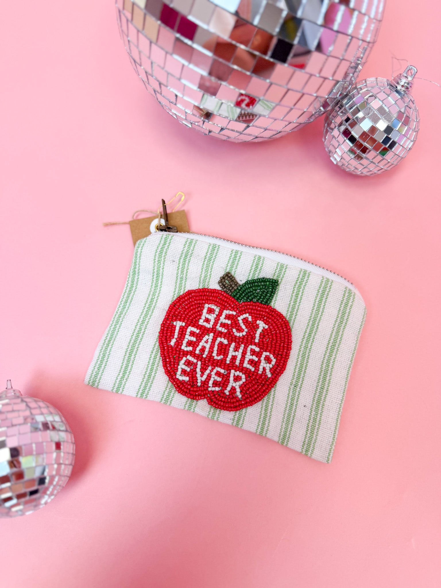 Teacher Beaded Pouch