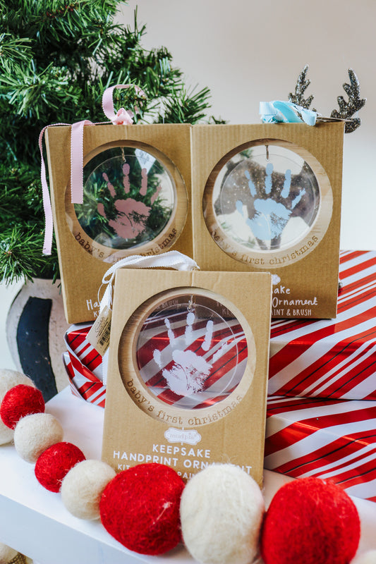 Acrylic Hand Print Ornament -2 Colors