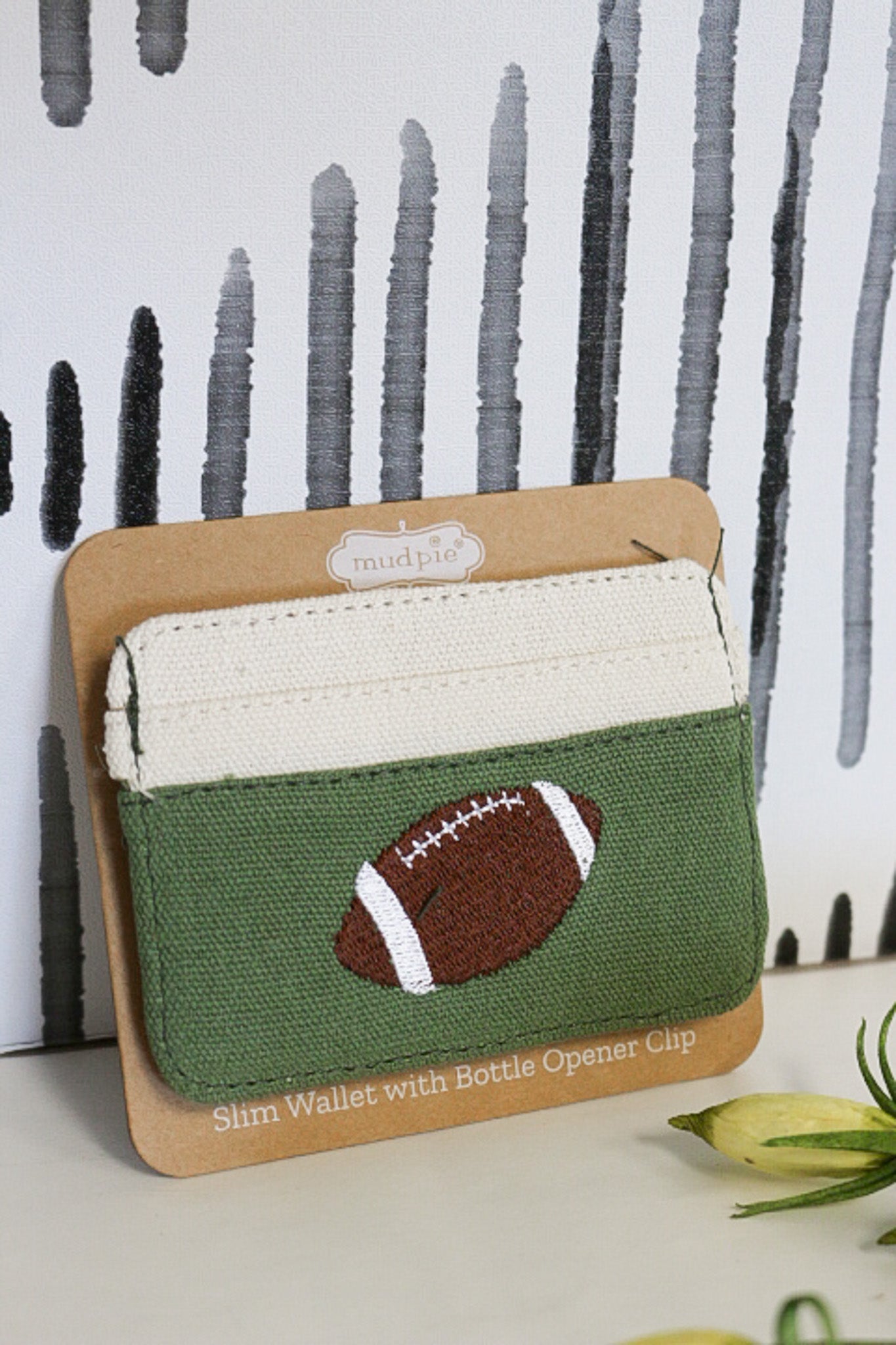 Embroidered Slim Wallet -3 Colors