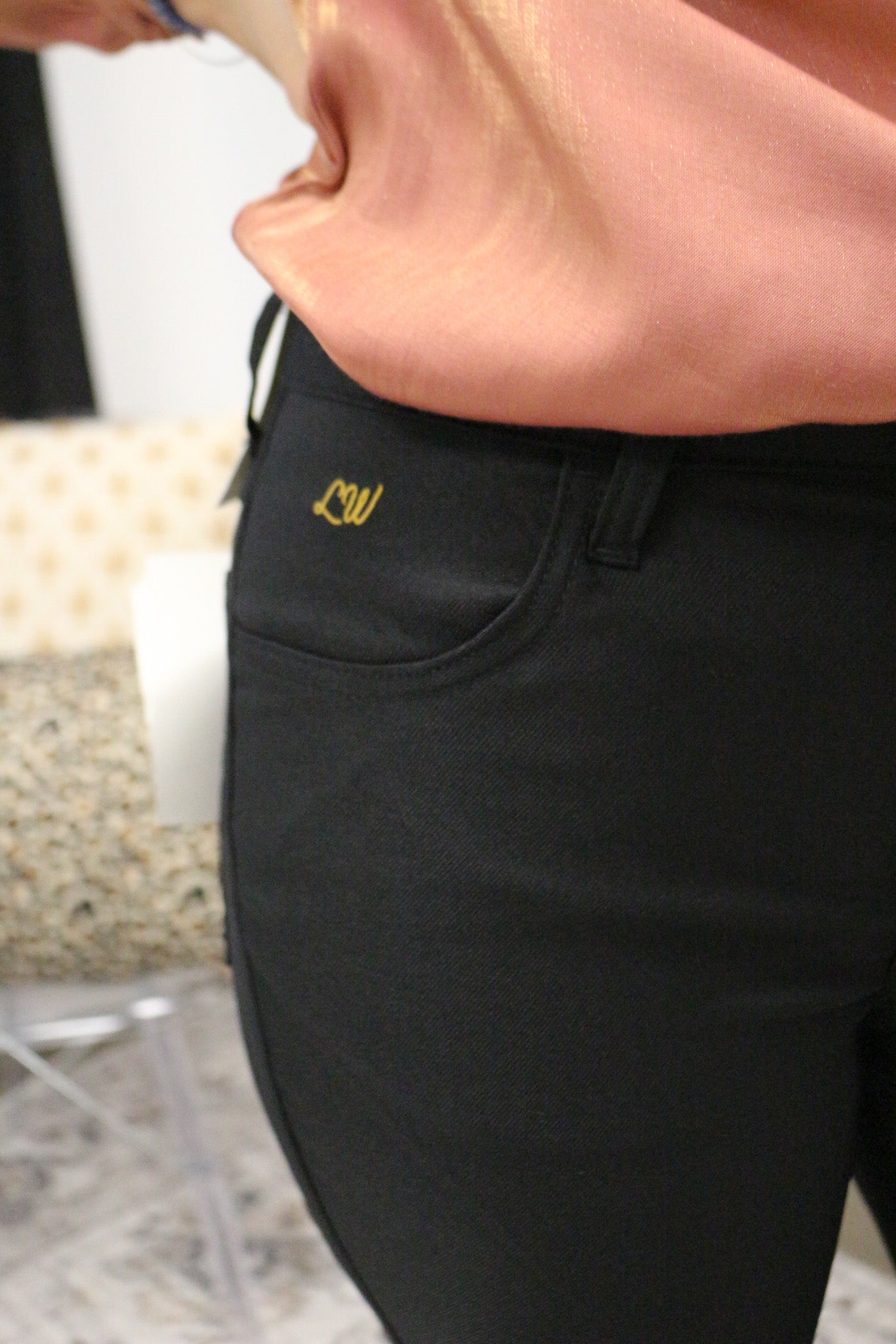 Wrangler x Lainey Wilson Wrancher Black Flare Pants