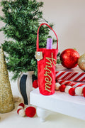 Christmas Wine Bag