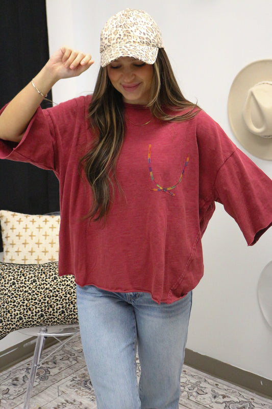 Calming Manners Raspberry Top