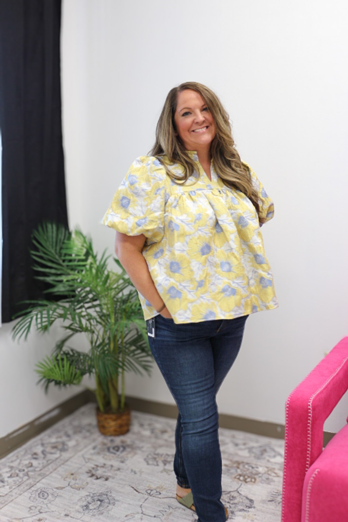 Blossom Beauty Floral Babydoll Blouse -2 Colors