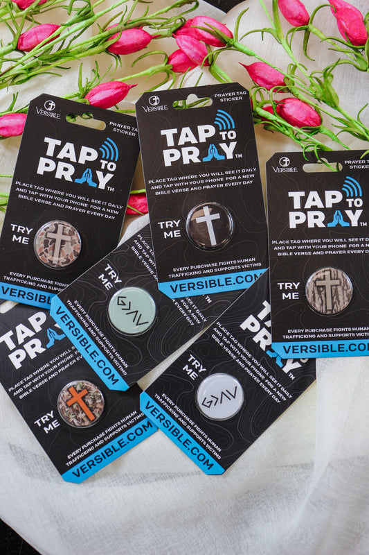 Tap To Pray Stickers -6 Colors