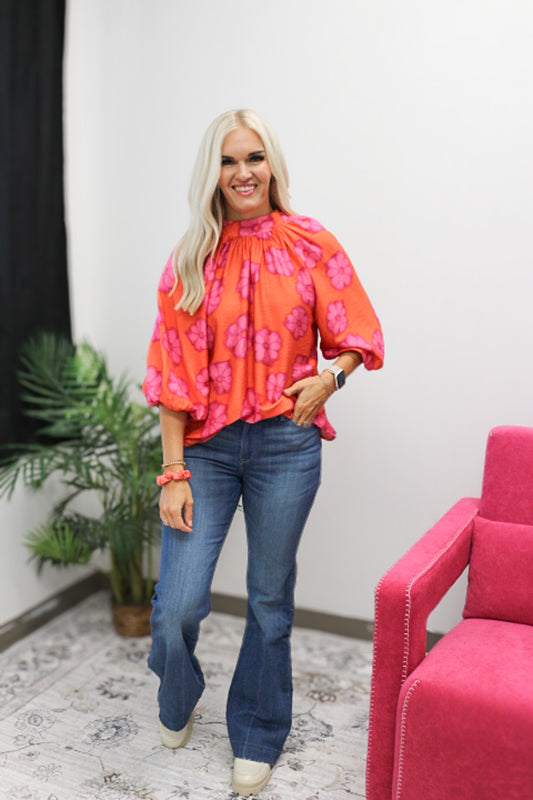 Nice To Know Floral Blouse -2 Colors