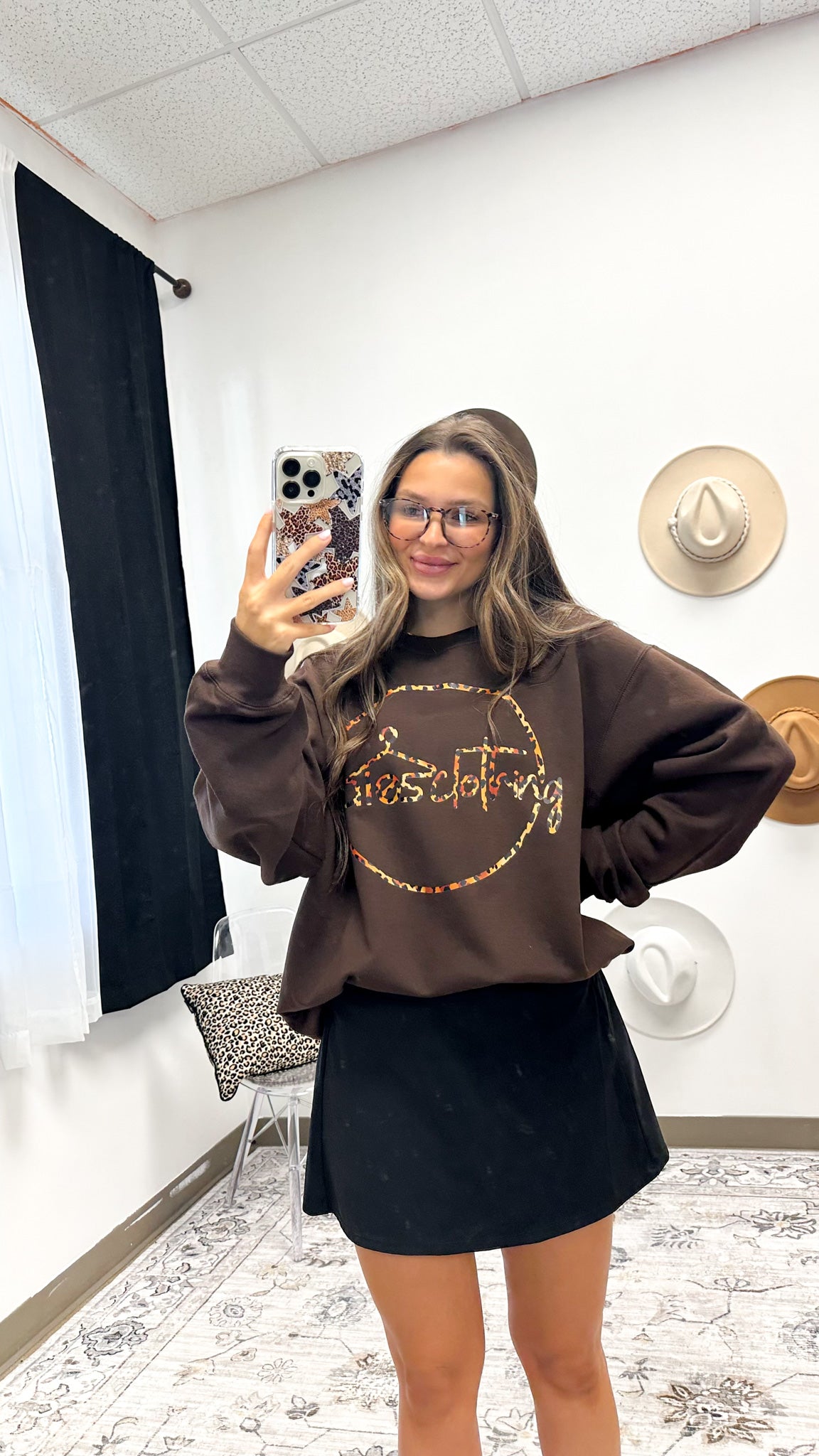 Leopard Brown Dales Sweatshirt