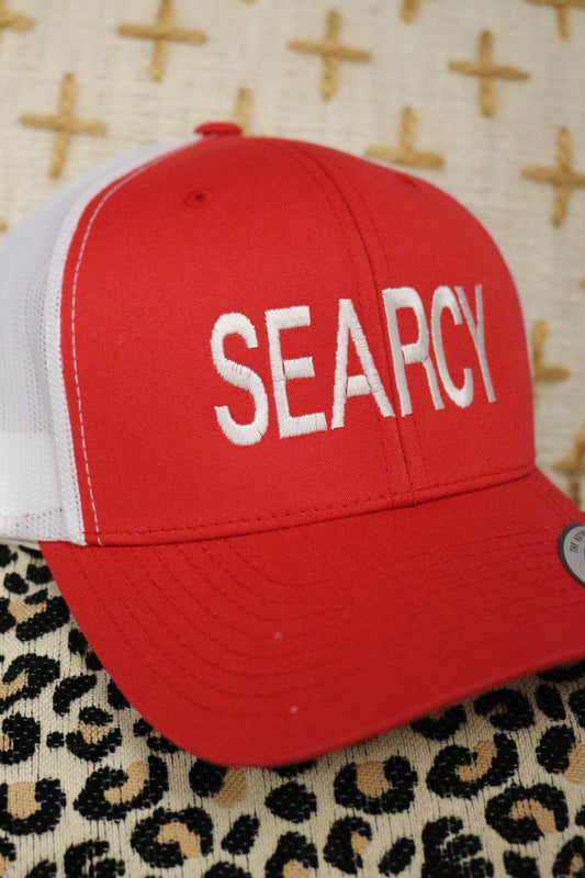 Searcy Red Snapback Hat