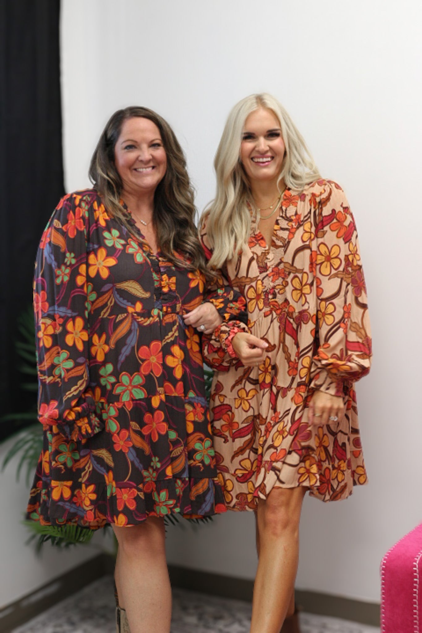 October Muse Floral Dress -2 Colors