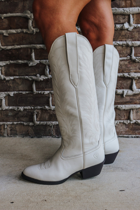 Women's Ariat Heritage White Western Boot