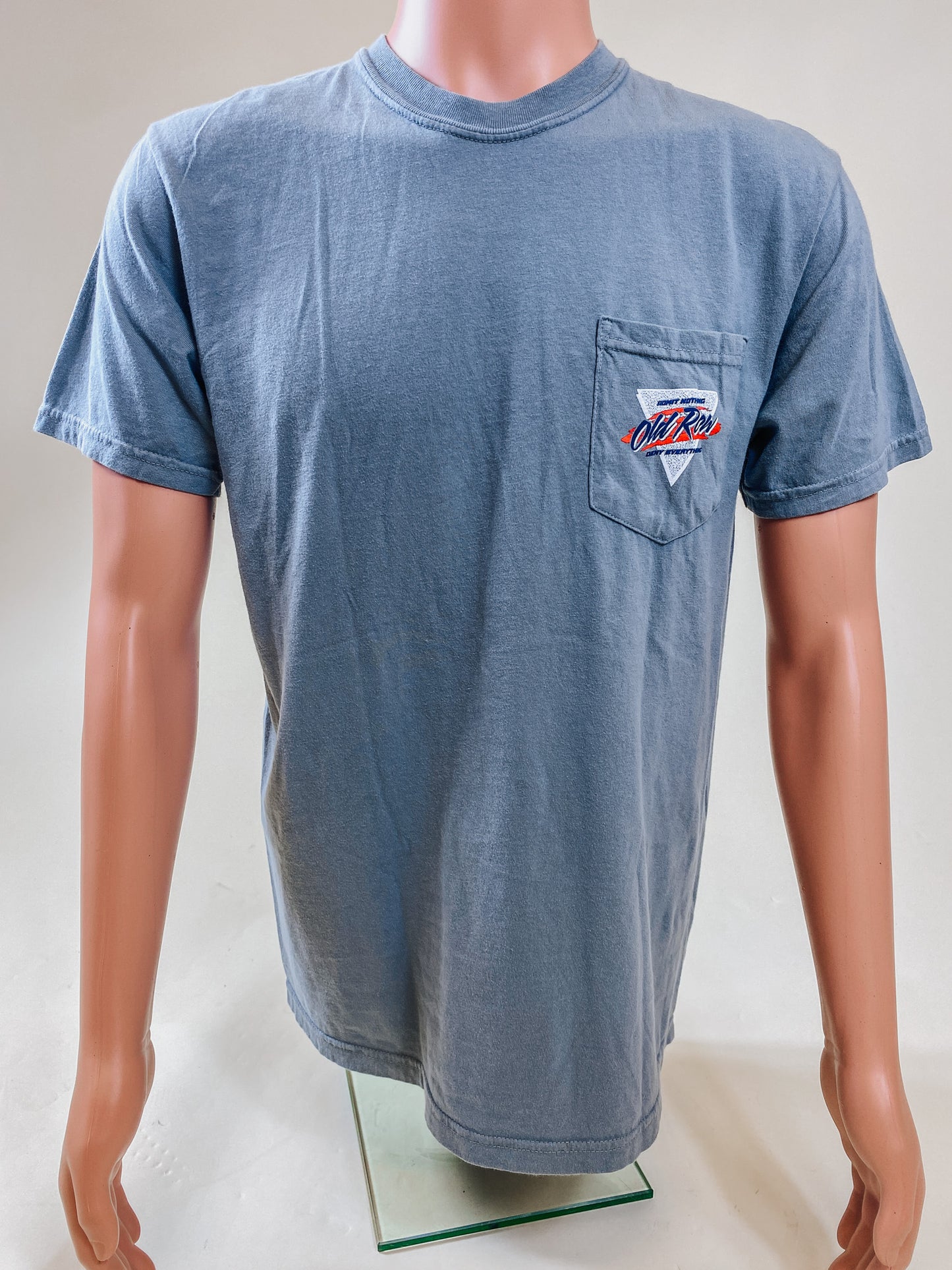 Old Row Retro Triangle Logo Grey Tee