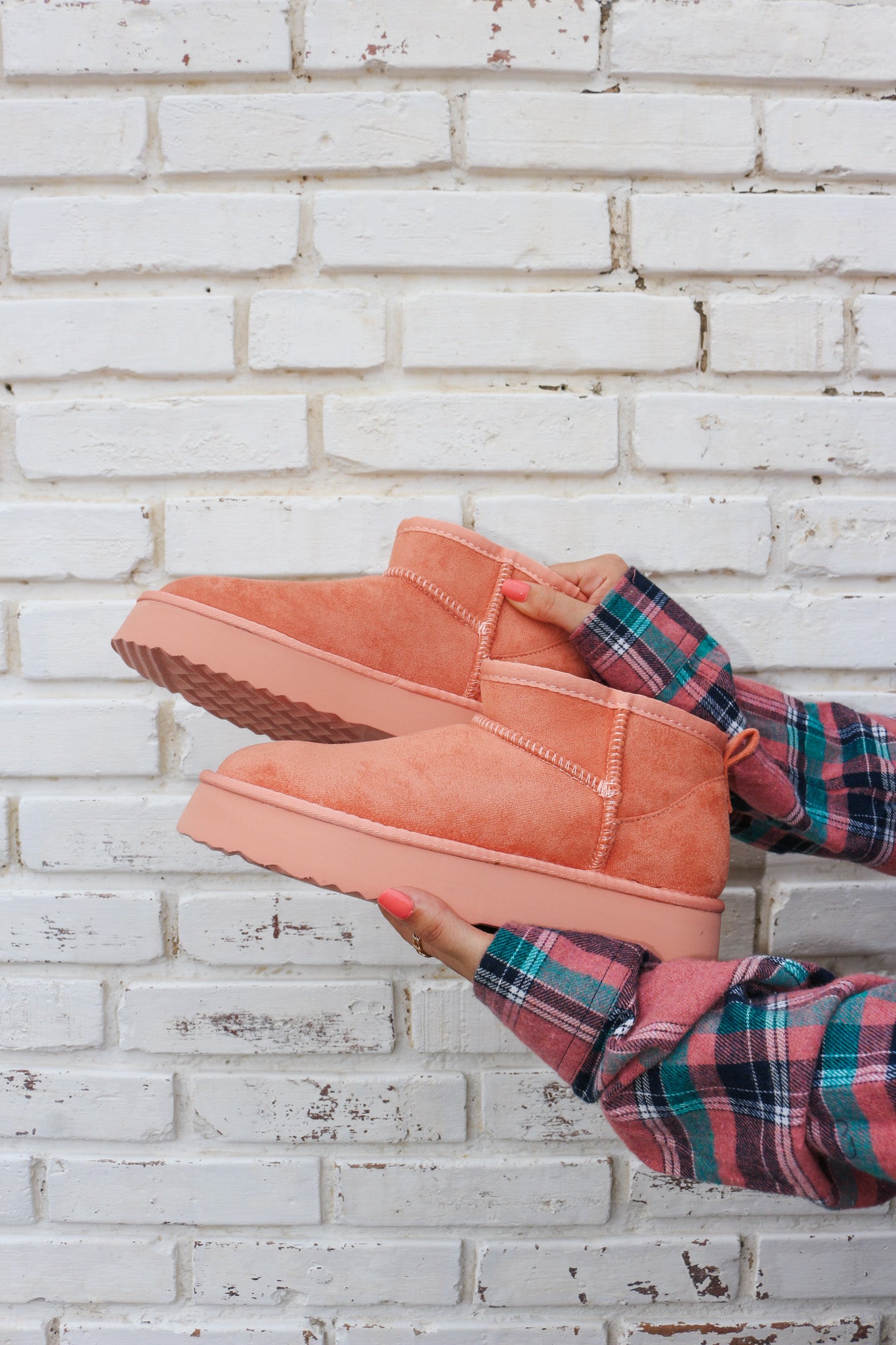 Breckenridge Rose Suede Matisse Booties