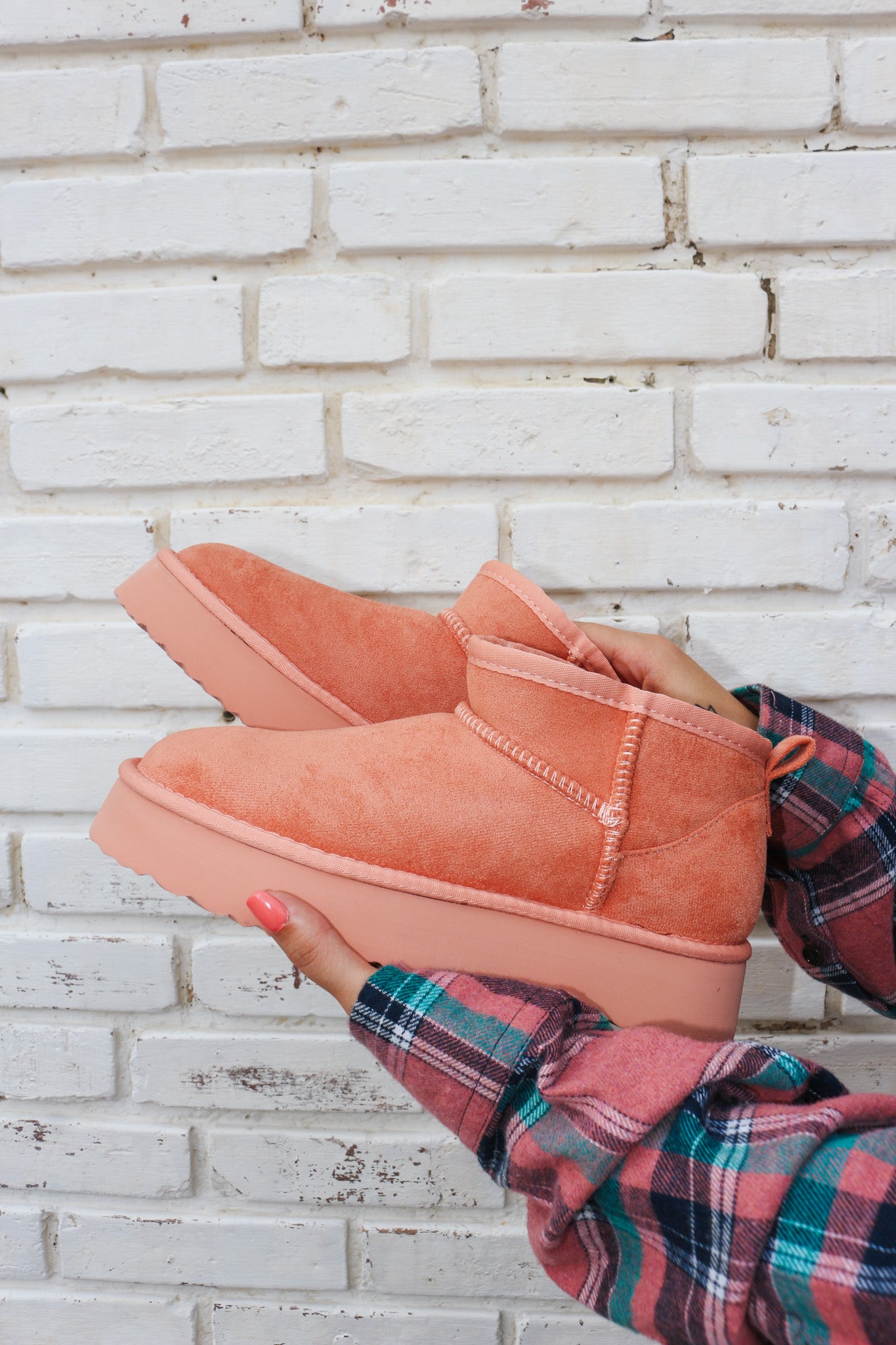 Breckenridge Rose Suede Matisse Booties