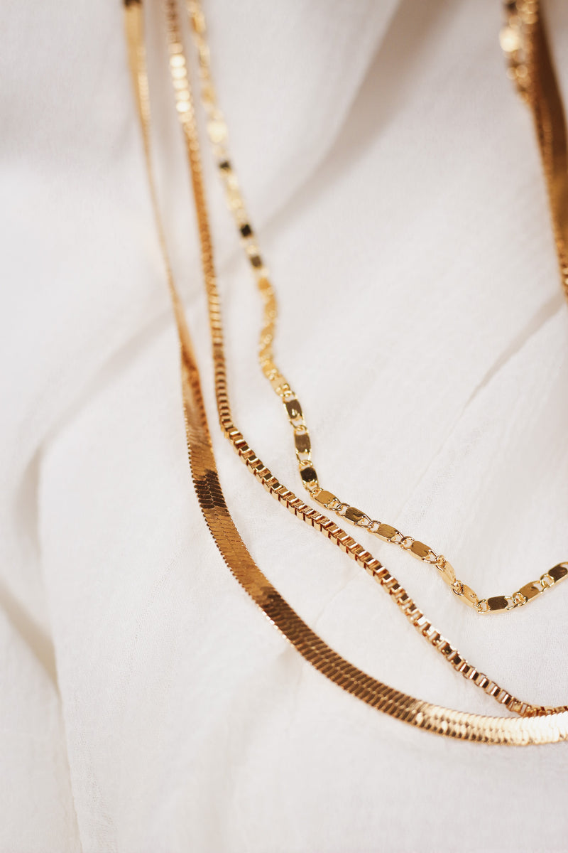 3 Layer Gold Necklace