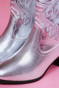 Silver Metallic MIA Boots