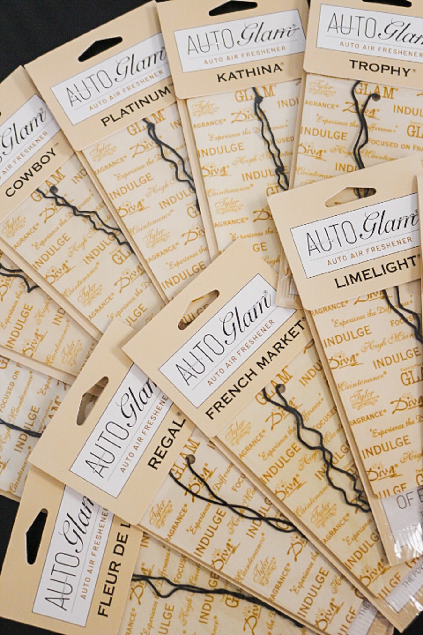 Auto Glam Tyler Car Freshies -12 Scents