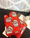 Christmas Oven Mitt and Pot Holder
