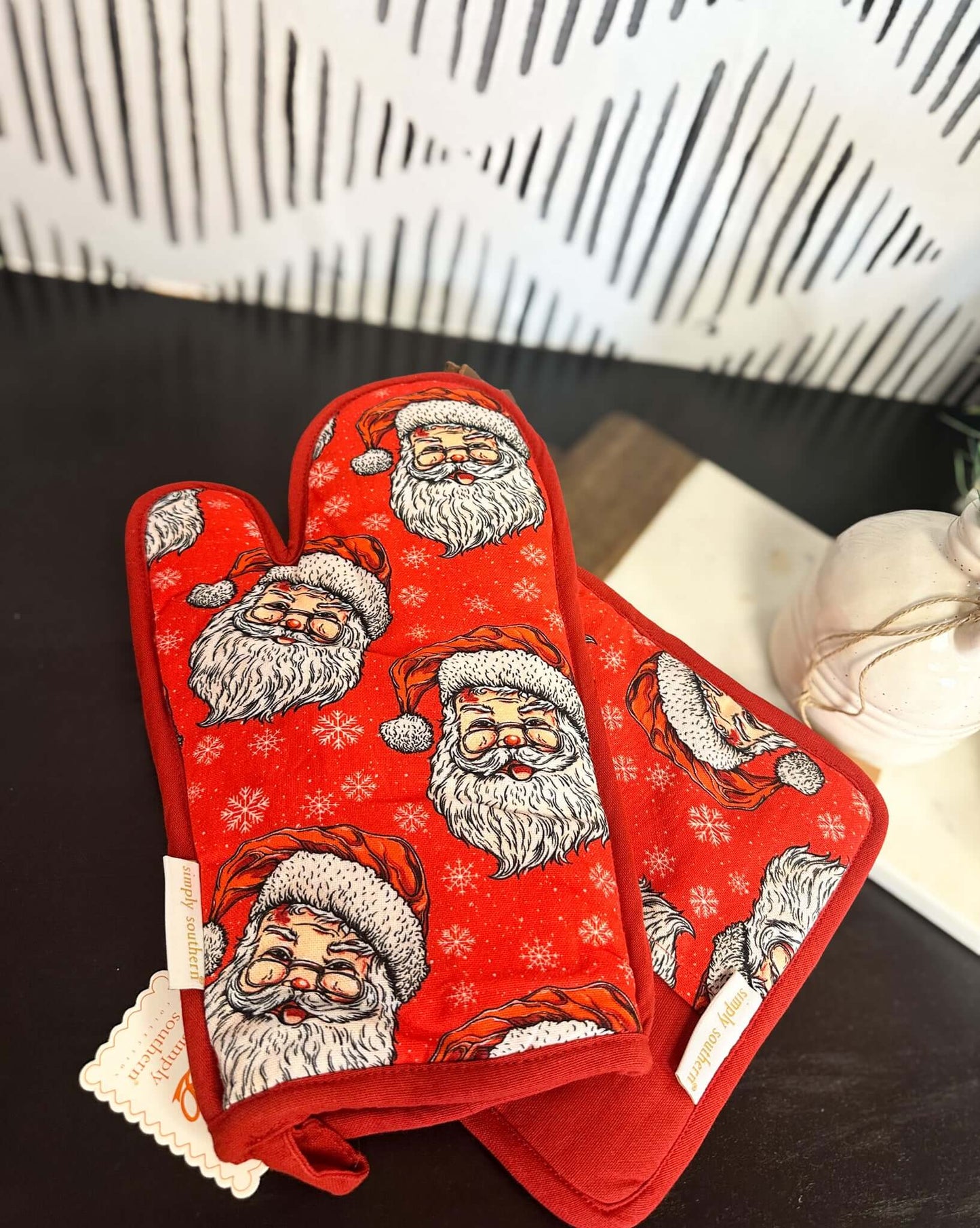 Christmas Oven Mitt & Pot Holder -2 Colors
