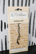 Auto Glam Tyler hanging car air freshener, shown in one of several available scents