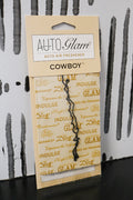 Auto Glam Tyler hanging car air freshener, shown in one of several available scents