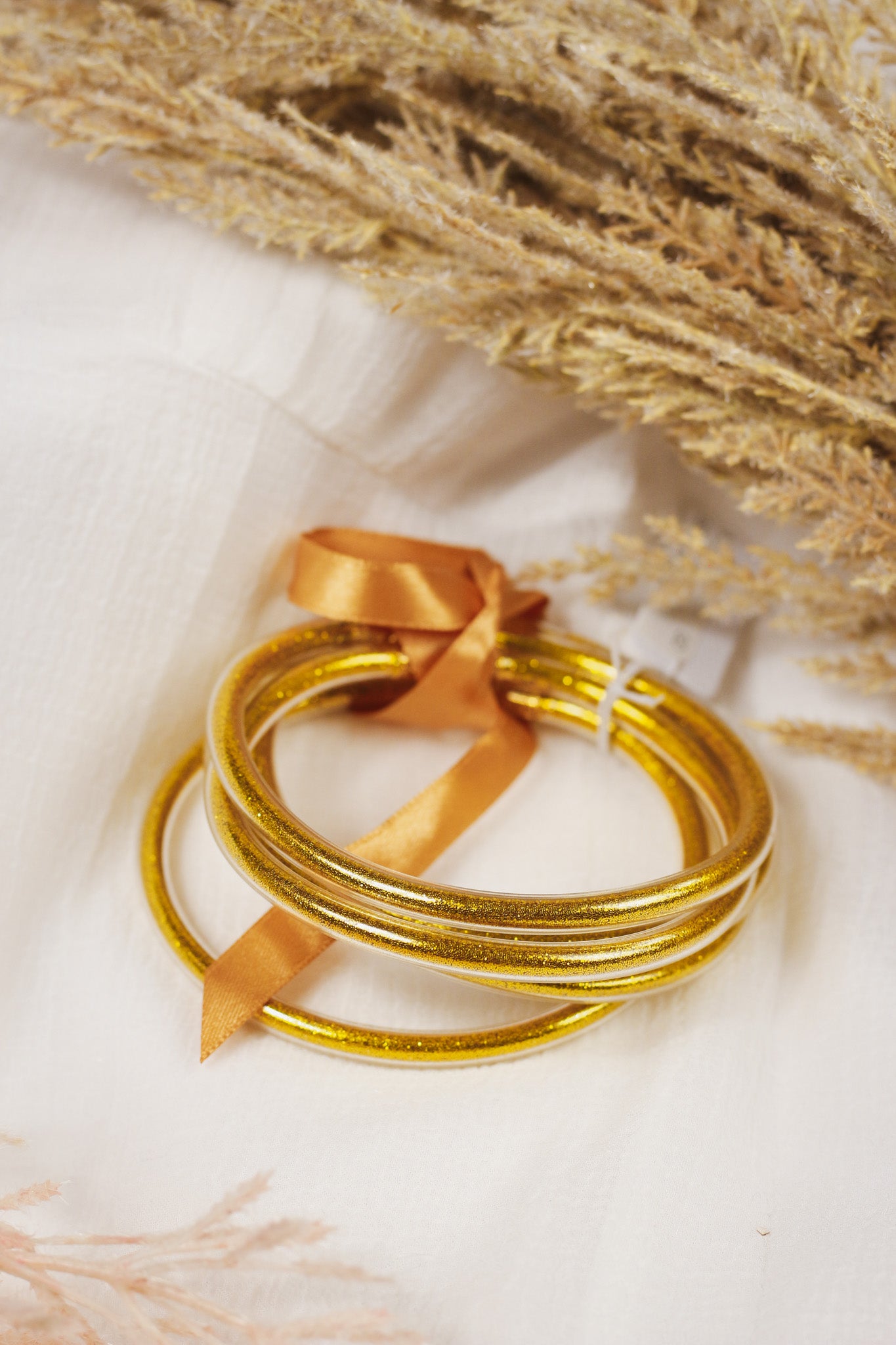Gold Jelly Bangle Bracelet Set