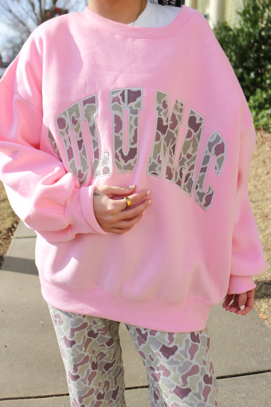 Chill Girl Era Camo Lulu Mac Sweatshirt -2 Colors