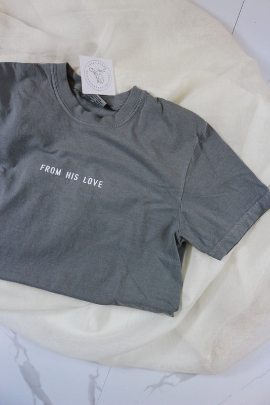 From His Love Grey Graphic Tee