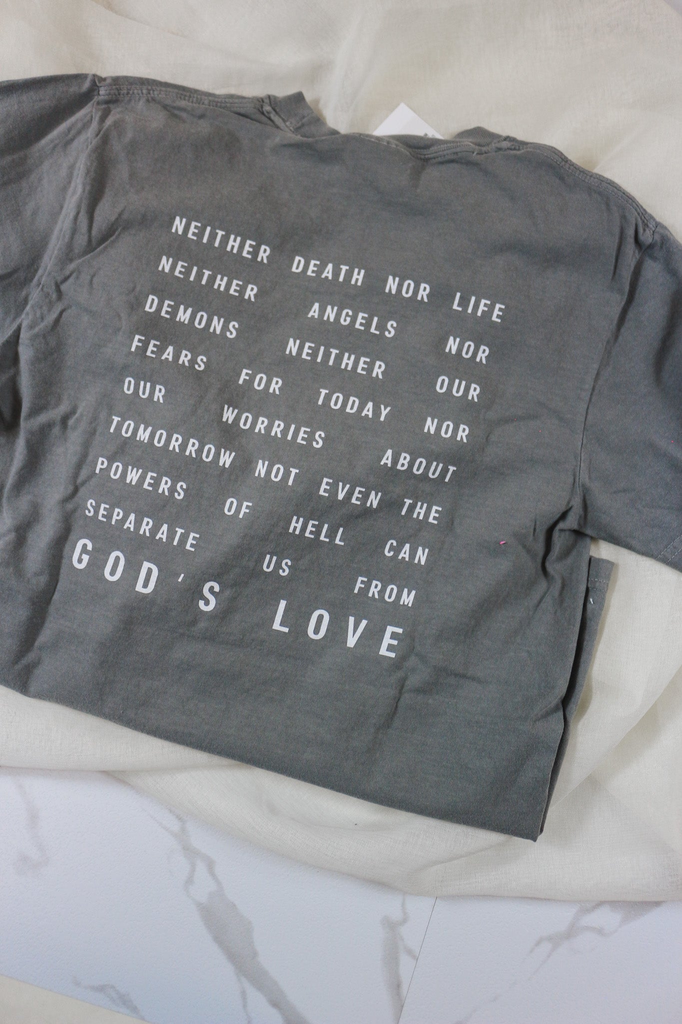 From His Love Grey Graphic Tee