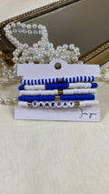 Gameday Set of 5 Stretch Bracelets