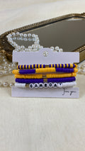Gameday Set of 5 Stretch Bracelets