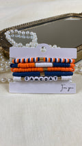 Gameday Set of 5 Stretch Bracelets