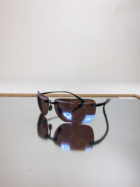 Jaxyn XL Black & Brown Sunglasses